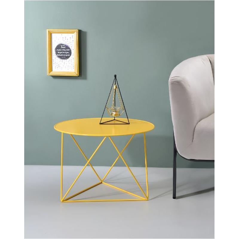 97841 Acme Furniture Epidia Yellow Accent Table